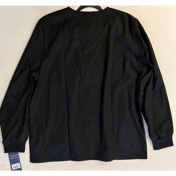 Cherokee Workwear Women's Snap Front Warm-Up Scrub Jacket - 4350 - Picture 4 of 6